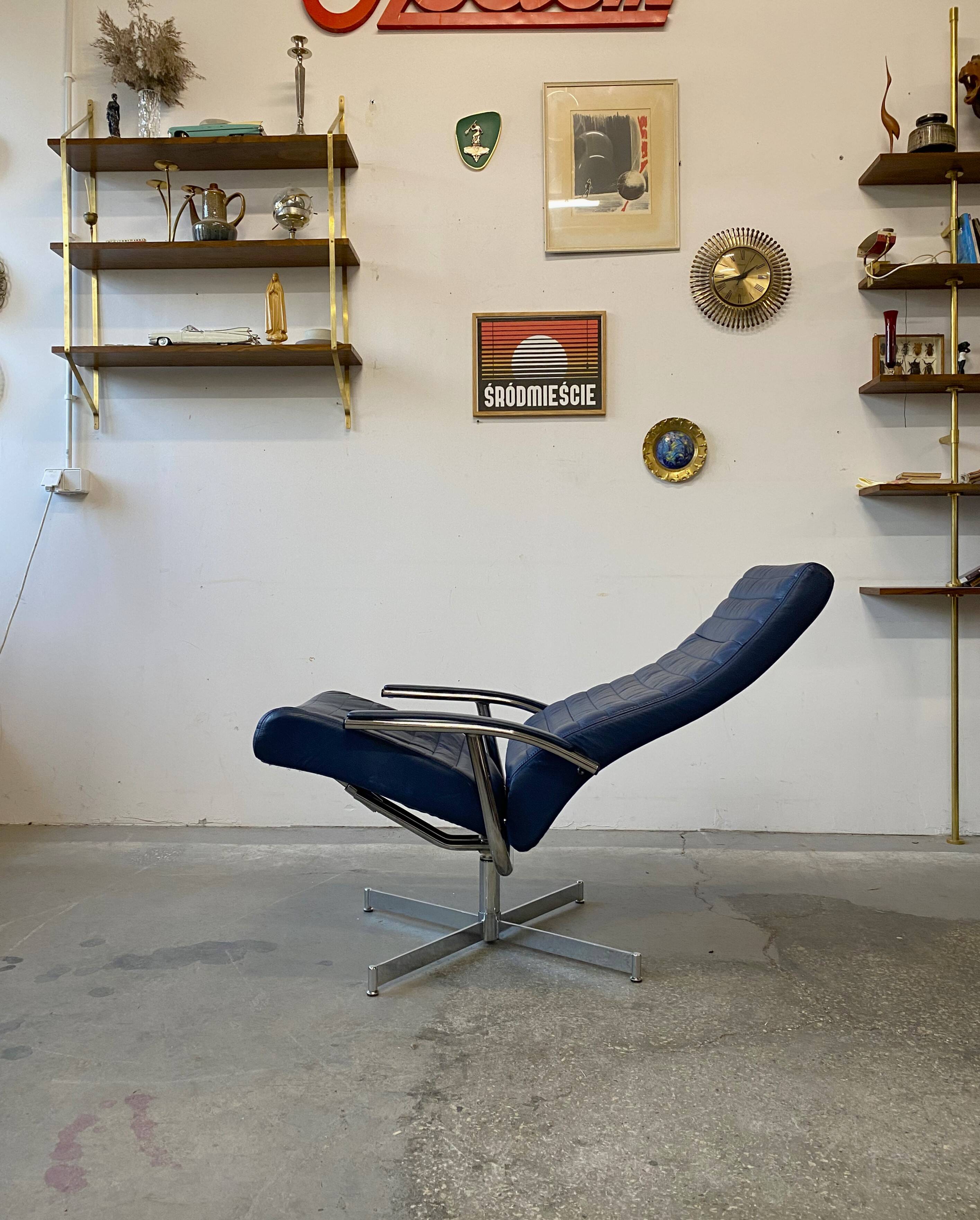 Swivel Lounge Chair, Bolia, Denmark, 1970s, mid-century, vintage