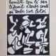 Screenprint after Jean Dubuffet framed under glass 28 cm by 33 cm