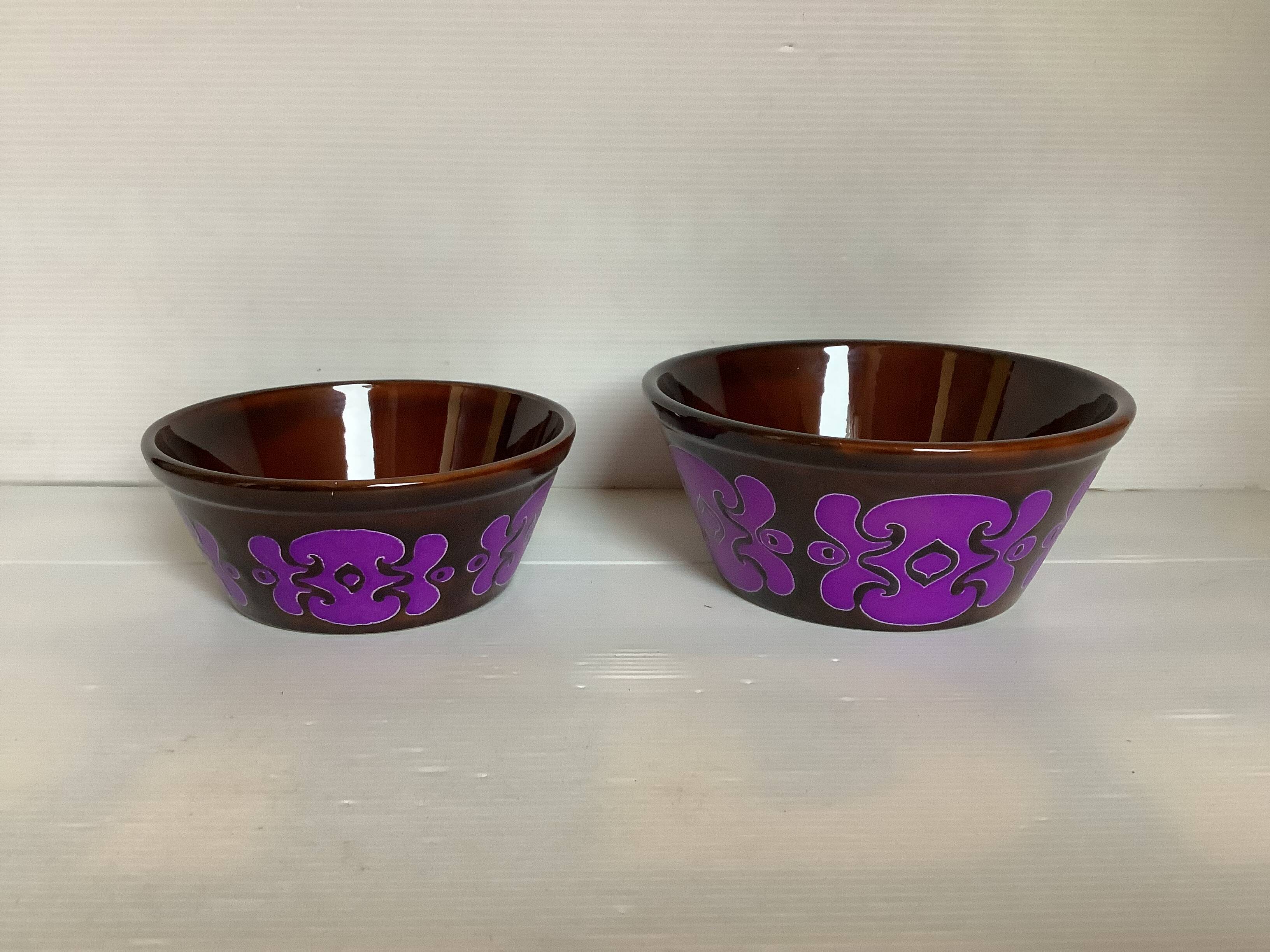 Four Schramberg Germany salad bowls