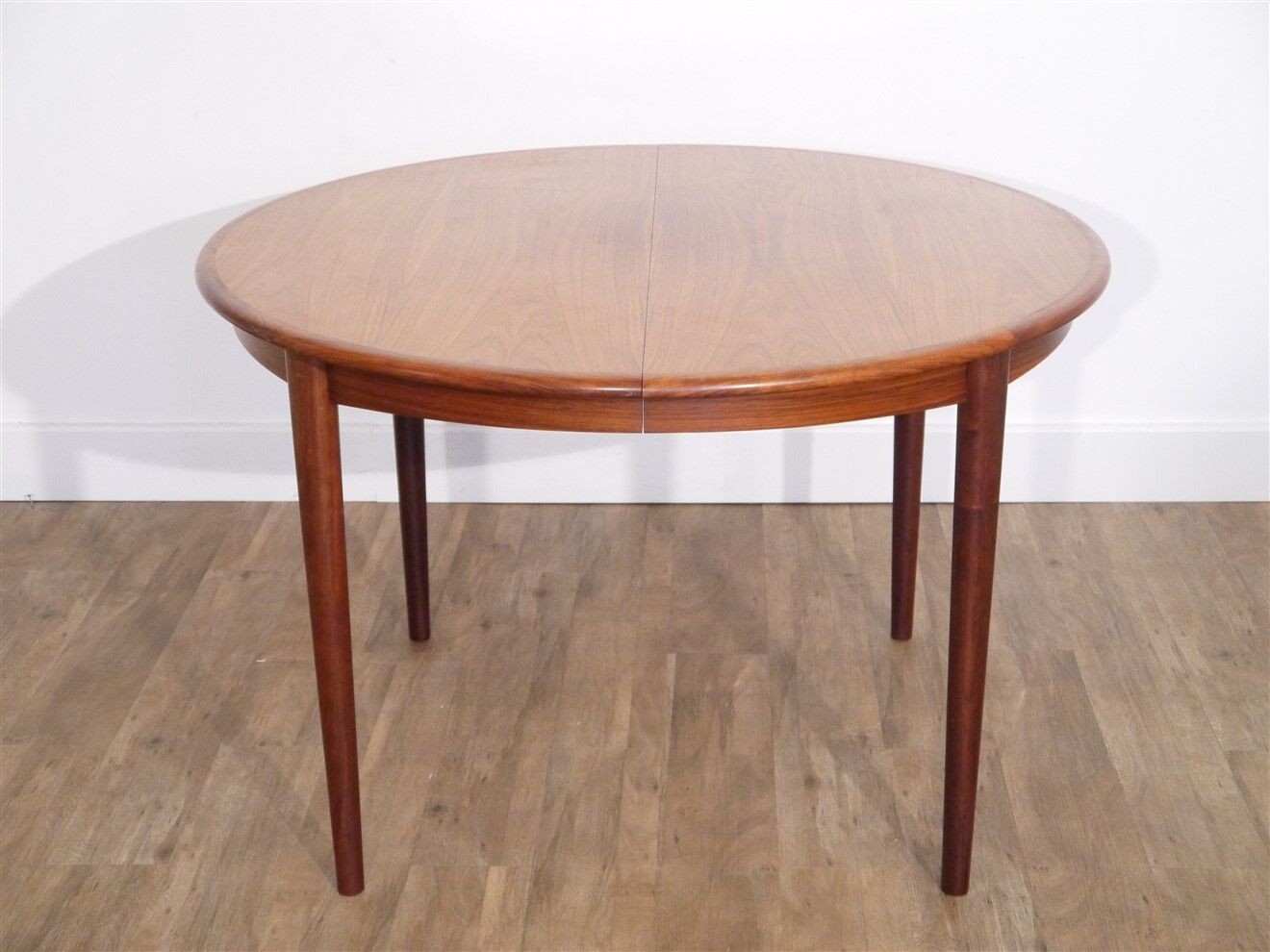 Danish extendable teak dining table 1960