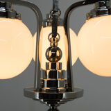 Art Deco 3-flamming Chandelier, 1920s