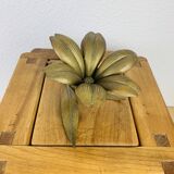 Brass flower ashtrays petals