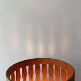 Vintage table lamp, pine strip, Sweden 1970s