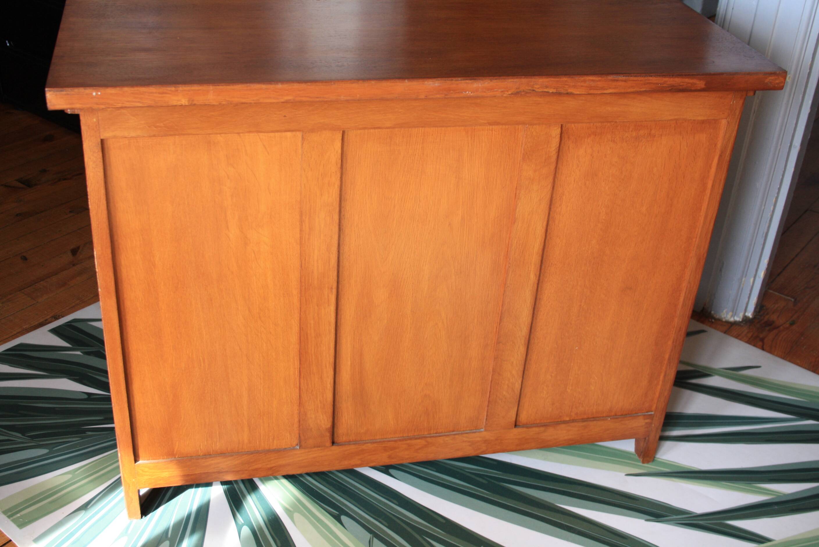 Solid wood school teacher desk