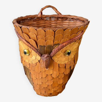 Vintage “owl” basket