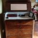 Wood and marble dressing table