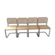 Série de 4 chaises Marcel Breuer Cesca B32