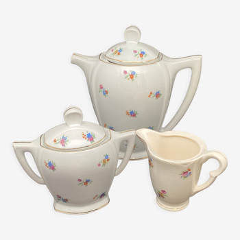 Trio for tea in ceramic France