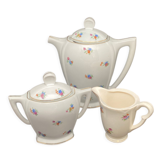 Trio for tea in ceramic France