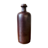Bouteille en grès marron vintage