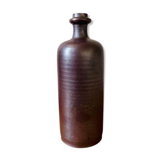 Vintage brown stoneware bottle