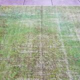 Green Vintage Turkish Rug sku v711