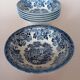 6 English Churchill bowls "The Georgian Collection"