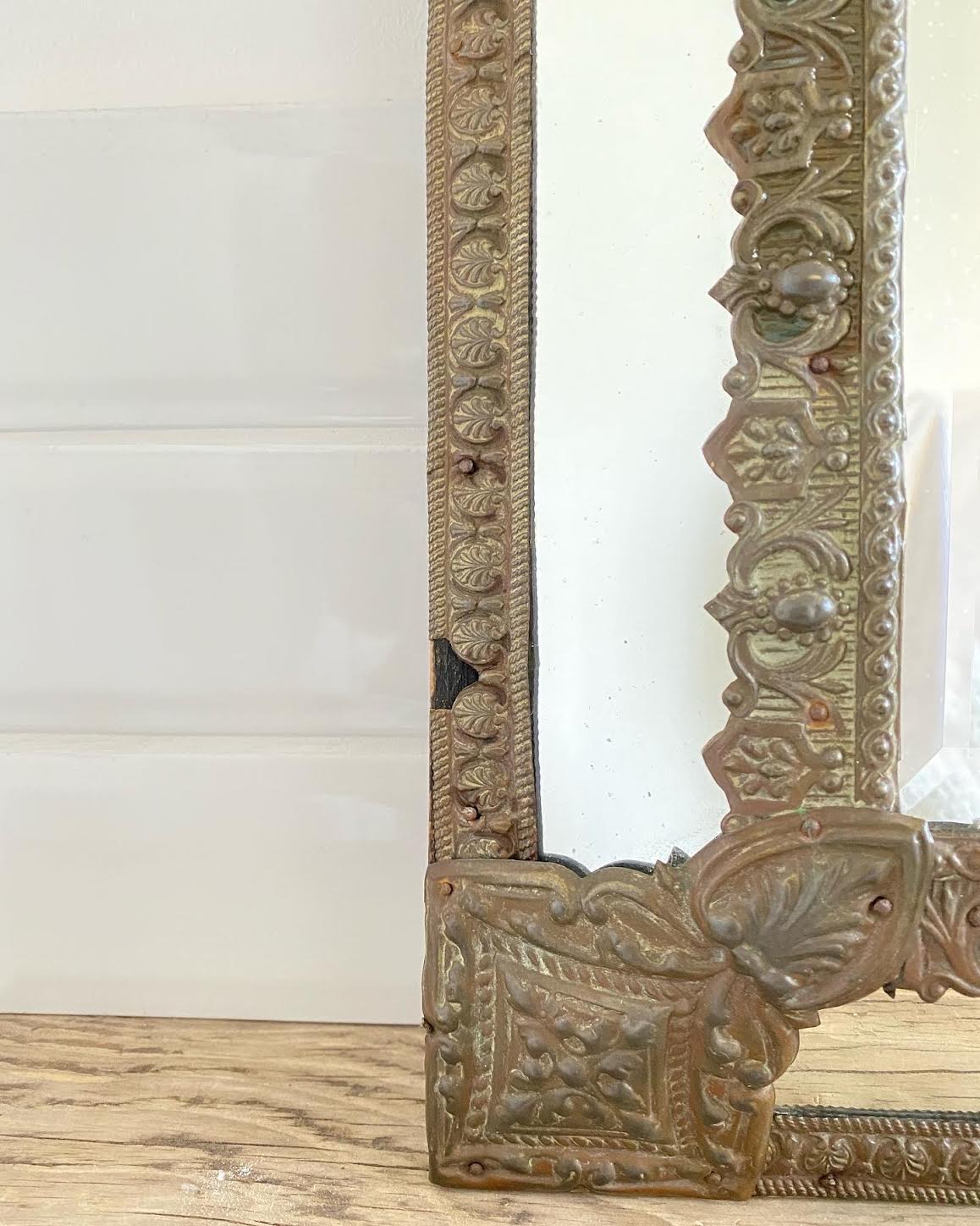 Miroir Napoléon III à pare-closes - 61x34cm