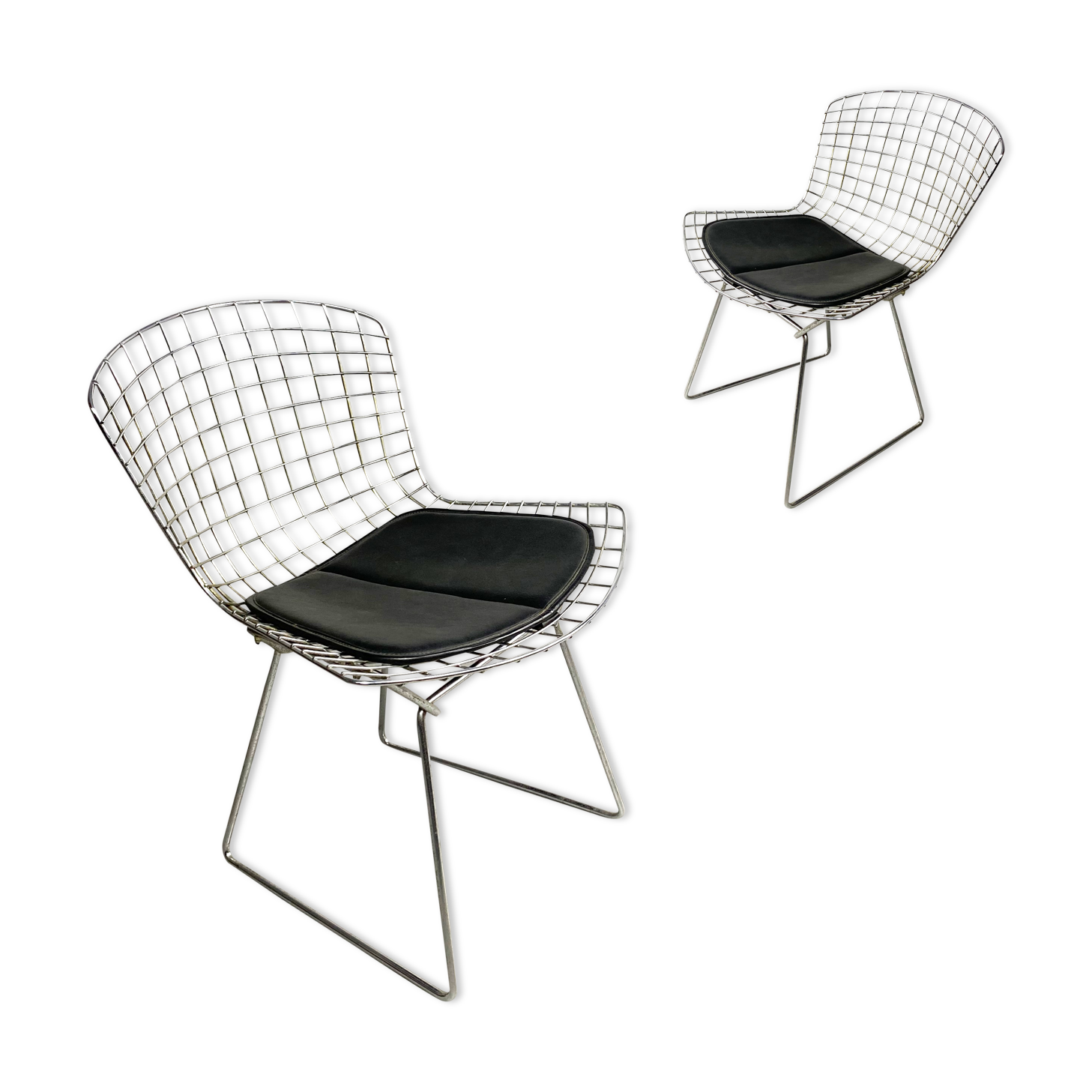 Paire de Side chairs d'Harry Bertoia édition Knoll