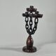 Vintage brutalist chain decor candleholder spain