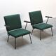 Modernist pair of '1401' easy chairs by Wim Rietveld for Gispen, 1954