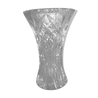 Bohemian crystal vase