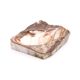 Empty pocket in beige brown carved stone, 1970s