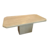 Travertine dining table 6/8 people