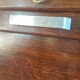 Meuble classeur rideau burwood bois et cuir
