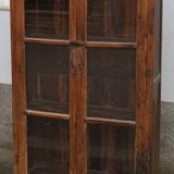 Armoire ancienne vitrée en bois