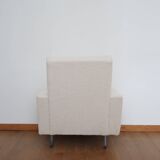 Paire de fauteuil bouclette 60's