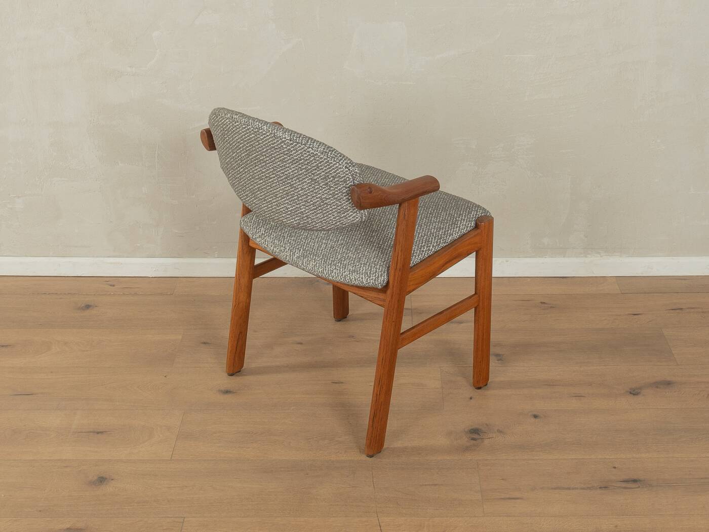 Classic desk chair by Schou Andersen from the 1960s with a teak wood frame