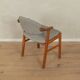 Classic desk chair by Schou Andersen from the 1960s with a teak wood frame