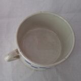 Blue checkerboard cup