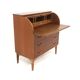 Secrétaire scandinave en acajou, Bröderna Gustafssons, Suède, 1950