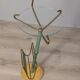 Table basse vintage des années 1950 avec lampe et porte-revues design italien