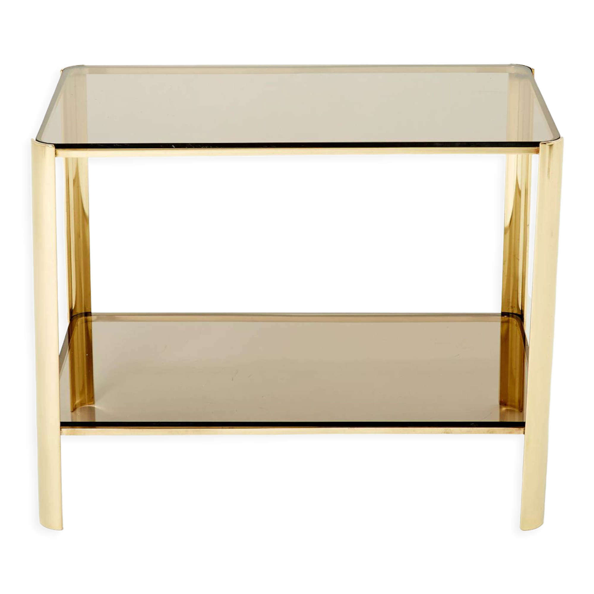 Bronze side table signed J.T. Lepelletier for Broncz circa 1960