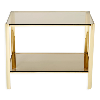 Table d’appoint en bronze signée J.T. Lepelletier pour Broncz vers 1960