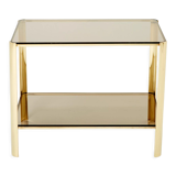 Bronze side table signed J.T. Lepelletier for Broncz circa 1960