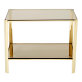 Bronze side table signed J.T. Lepelletier for Broncz circa 1960