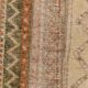 2x9 Vintage Brown & Cream Turkish Runner Rug, 60x263Cm