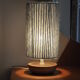 Wood and wool lamp