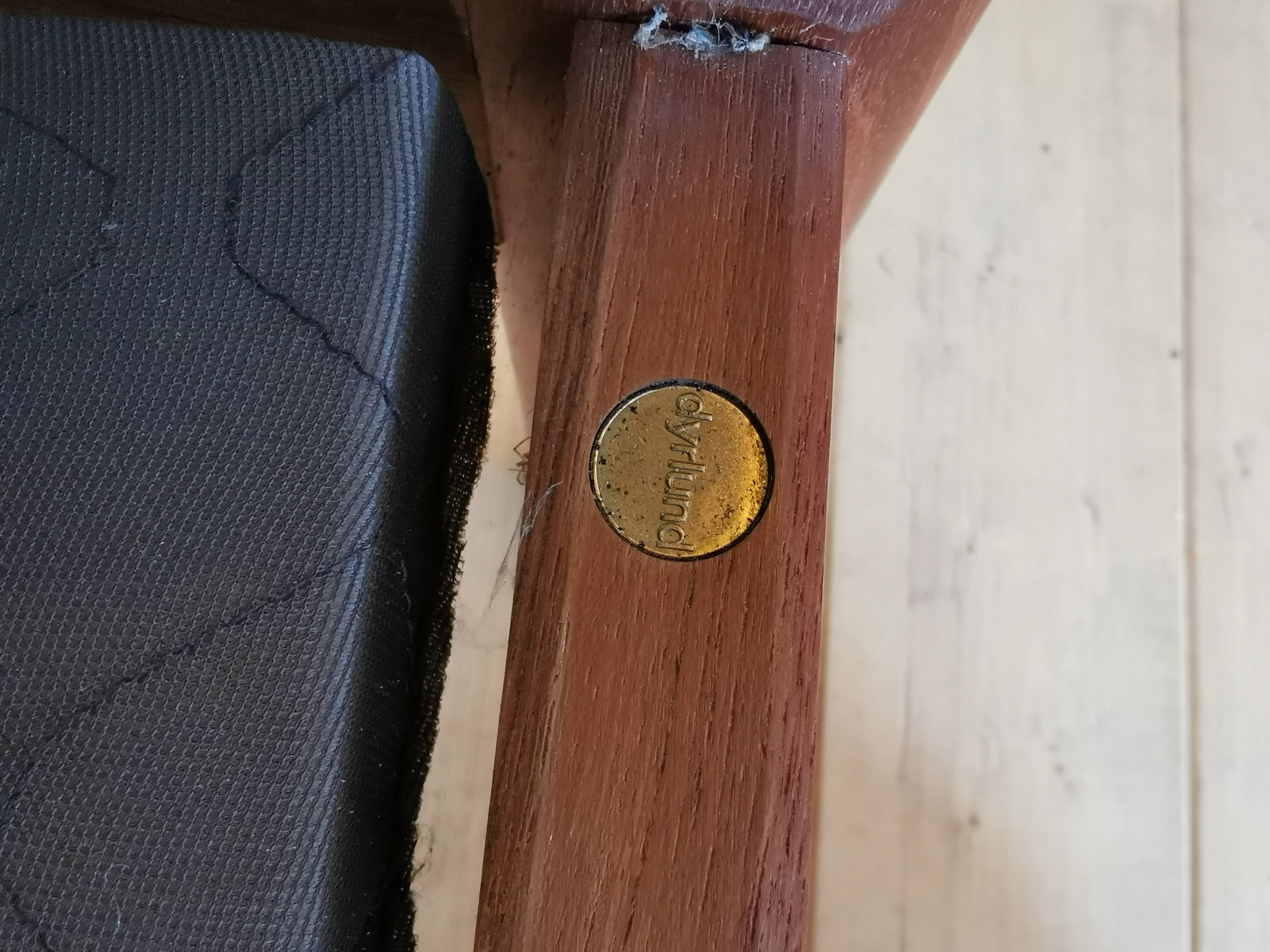 Dyrlund leather sofa from the 60s