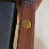 Dyrlund leather sofa from the 60s