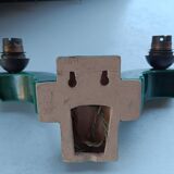 1950 ceramic wall light