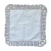 Housse de coussin brodée 31x31cm