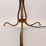 Floor lamp reading tripod gilded brass 1950/1960