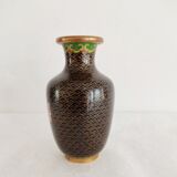 Chinese partitioned vase 10.3 cm