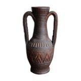 Vase amphore en terre cuite