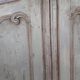 Pair of Louis XV period walnut and ash cabinet doors