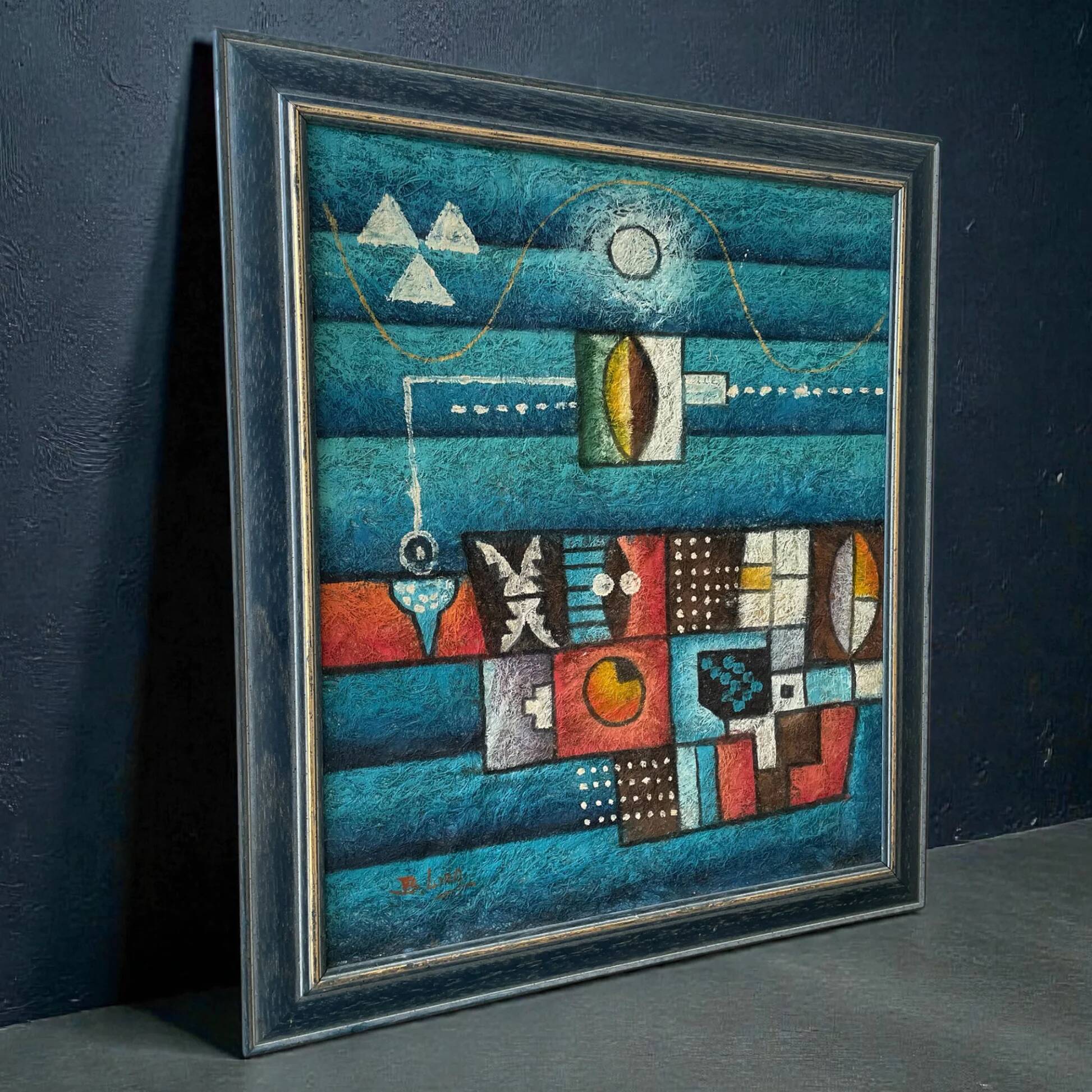 Two mid-20th century paintings by B. Long