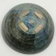 Large dish ceramic salad bowl blue color signed