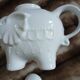 Elephant porcelain teapot