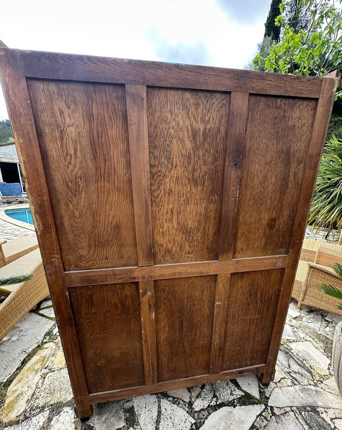 Empire Style Mahogany Display Cabinet/Bookcase, 19th Century